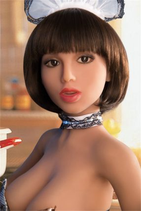 Maid Outfit Realistic Love Doll black sex doll for Men Male Masturbation Toy