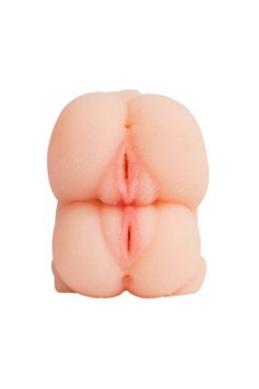 Double Realistic Ass and Vagina Flesh Style Male Masturbators Sex Toy For Men