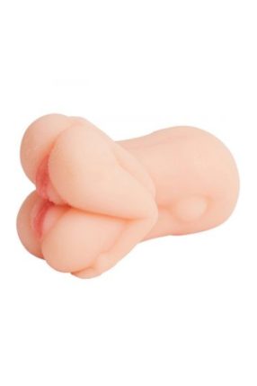 Double Realistic Ass and Vagina Flesh Style Male Masturbators Sex Toy For Men